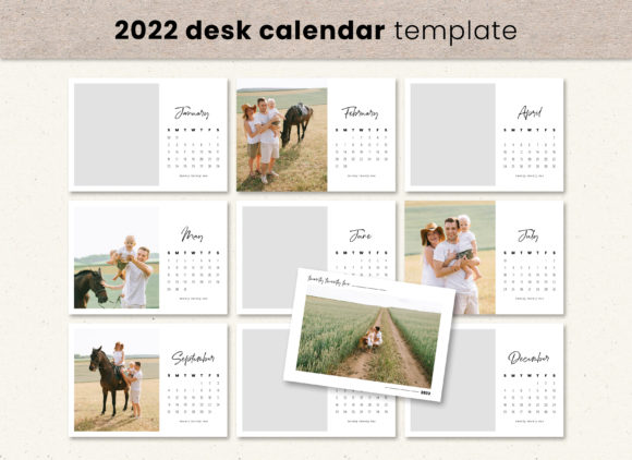 Download 2022 Photo Calendar Template 5x7" - Photo calendar Collection