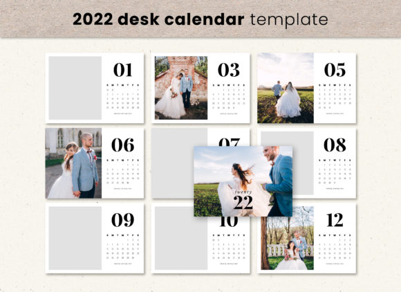 Download 2022 5x7 Photo Calendar Template - Photo calendar Collection
